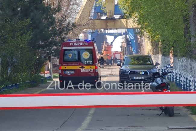 Oficial de la Autoritatea Navala Romana despre explozia din Șantierul Naval Midia (GALERIE FOTO+VIDEO)