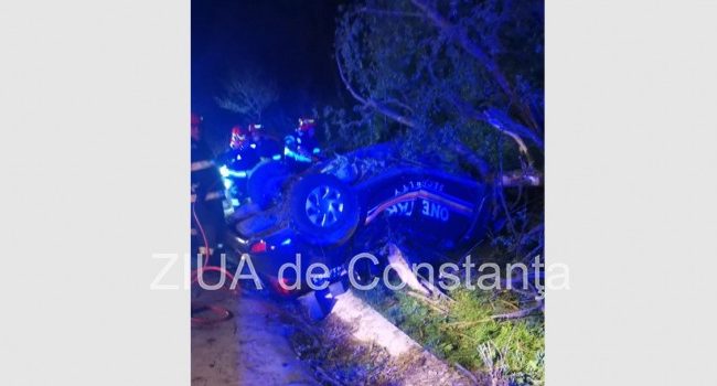 Oficial de la IPJ Constanta! Cum s-a petrecut accidentul de la Cernavoda! Un tanar a murit si doi au fost raniti (GALERIE FOTO)