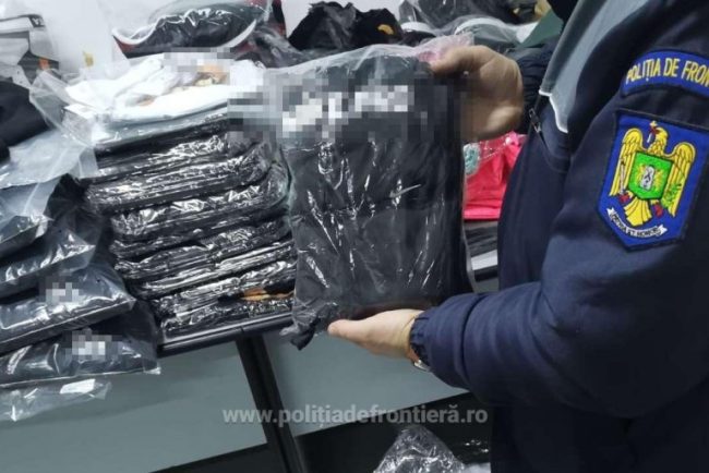 Peste 150.000 de produse contrafacute, confiscate de politistii de frontiera in primele 3 luni ale anului. Care sunt rutele cele mai folosite