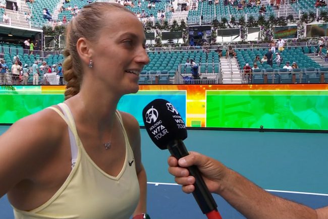 Reacția Petrei Kvitova după ce a eliminat-o pe Sorana Cîrstea în semifinalele WTA Miami: ”Nu mi-am imaginat!”