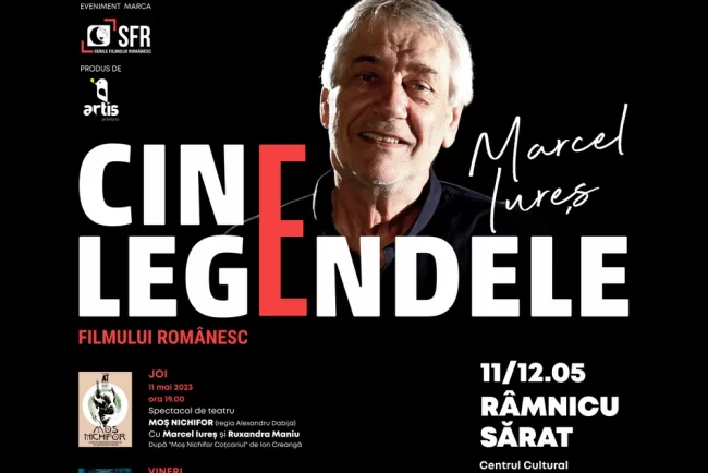 Marcel Iureș, primul invitat special la CineLegendele. Proiectul este lansat de organizatorii „Serile Filmului Românesc”