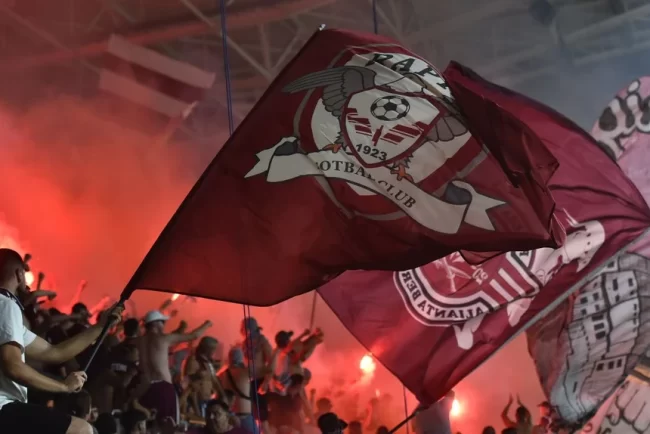 Fotbal: Rapid a dominat-o pe FC U Craiova cu 5-3, în Superligă