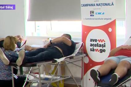 La Sălaj, oamenii pot să doneze sânge până la ora 15:00 în cadrul Campaniei „Avem același sânge”
