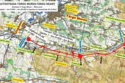 Un antreprenor turc va construi Secțiunea 1 a Autostrăzii Târgu Mureș – Târgu Neamț