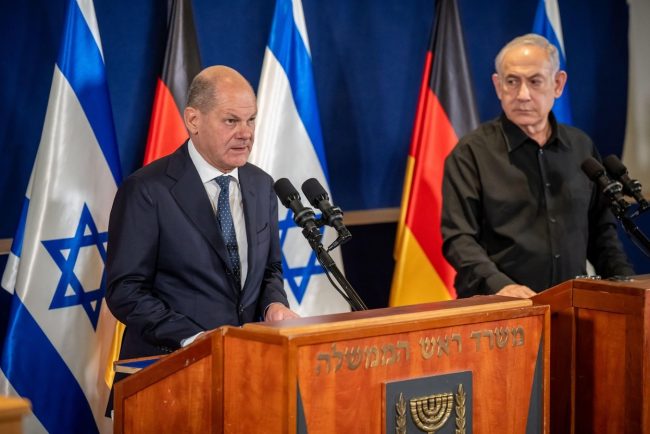 Scholz i-a spus lui Netanyahu, la Berlin, că „există o nevoie urgentă de a ameliora situaţia umanitară” din Fâșia Gaza