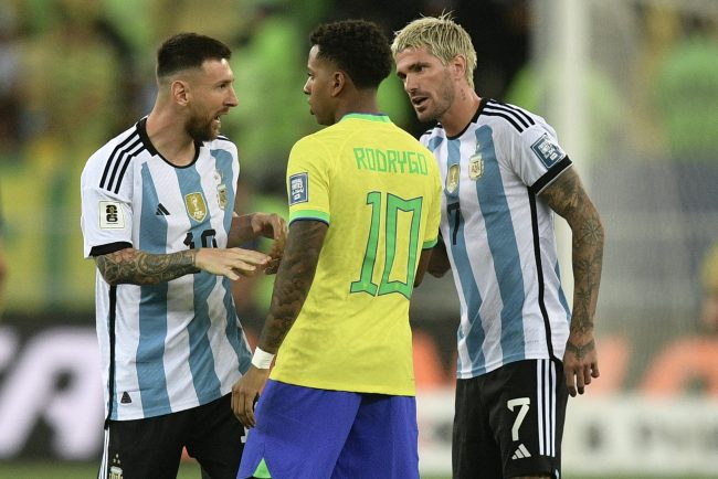 A apărut dialogul aprins dintre Rodrygo și Messi, din timpul meciului Brazilia
