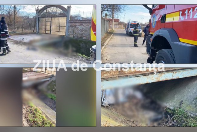 In Constanta:  Barbat gasit decedat, in Lazu, in derea (FOTO+VIDEO)