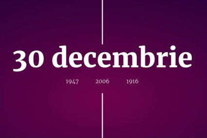 Digistoria – cele mai importante evenimente petrecute în 30 decembrie