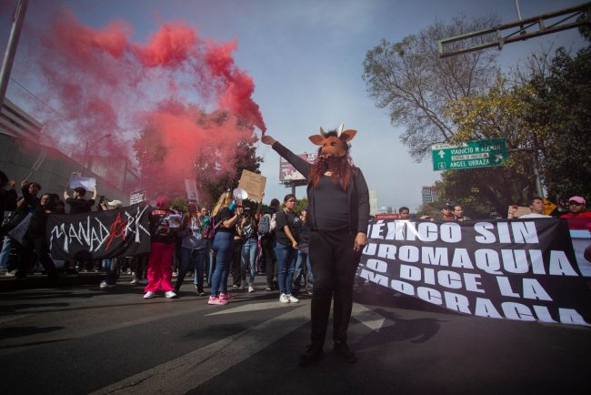Revenirea coridelor a fost întâmpinată cu proteste în Ciudad de Mexico. „Tortura nu este artă”