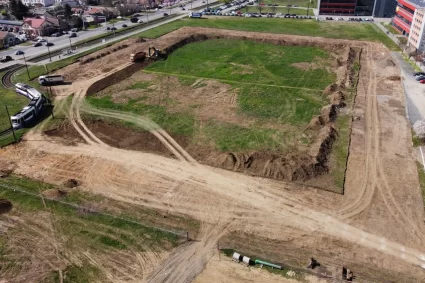 Cum arată șantierul noului stadion din Timișoara. Ce structură și dotări va avea FOTO