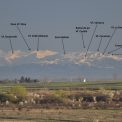 Ziua în care s-au văzut Carpații din Câmpia Română. Crestele munților Făgăraș, Bucegi, Leaota și Iezer-Păpușa, fotografiate de la 110 km. depărtare