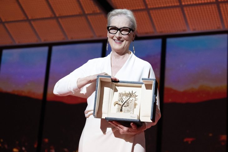 Actrița Meryl Streep a primit un Palme d’Or onorific la Festivalul de Film de la Cannes