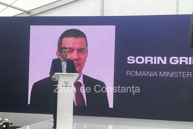 Sorin Grindeanu, ministrul Transporturilor: Portul Constanta reprezinta cea mai eficienta cale de transport