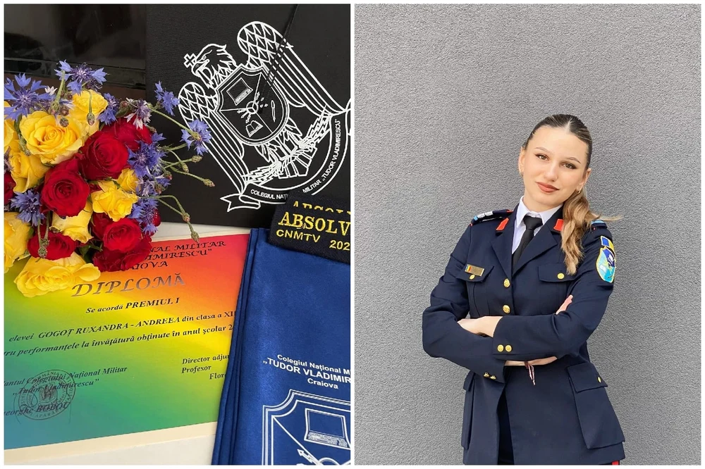 Visul Ruxandrei, admisă cu cea mai mare medie la Academia Forțelor Aeriene. „Vreau să dau meditații copiilor bolnavi”