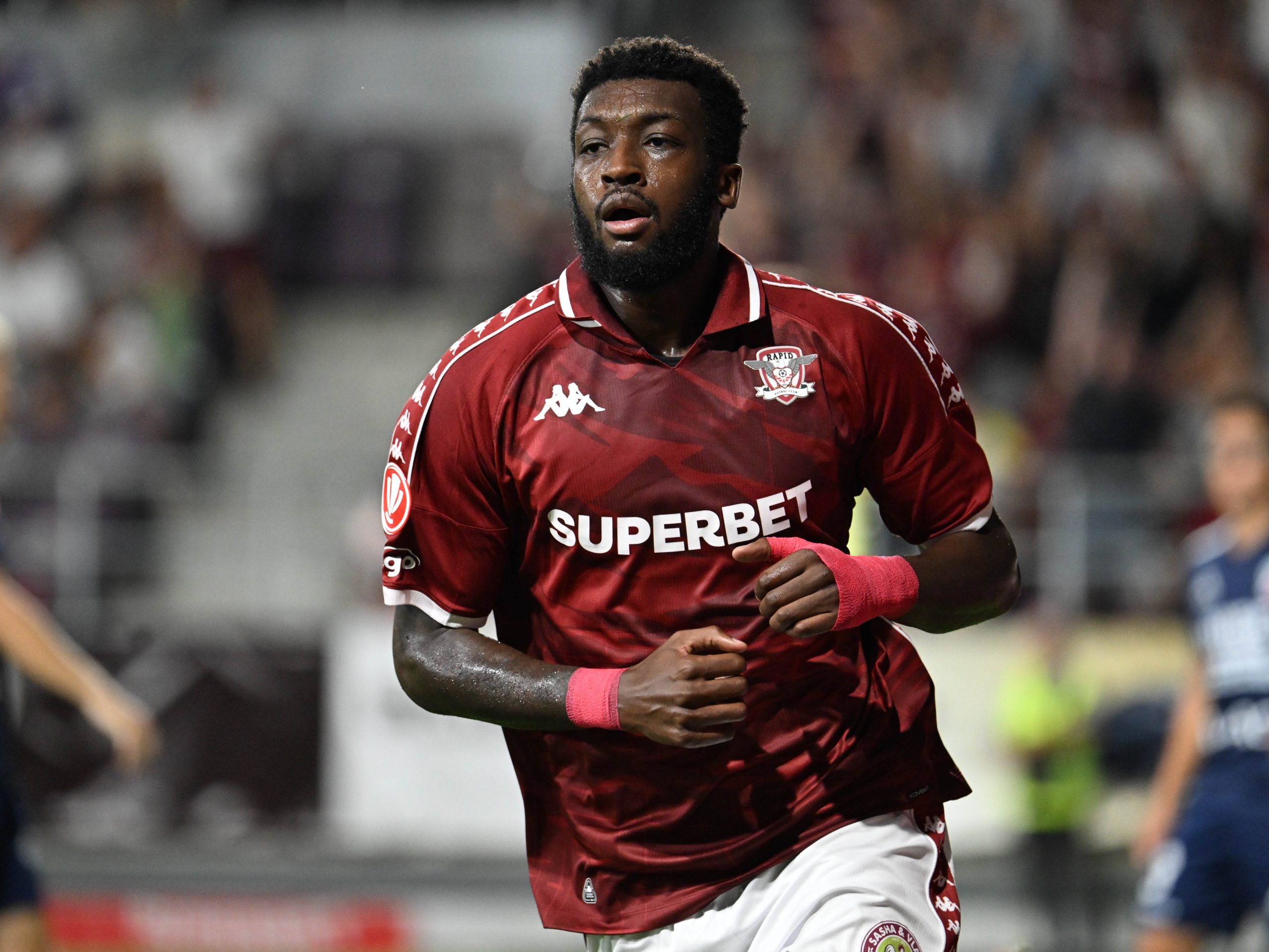 Reacția lui Antoine Baroan după primele goluri marcate la Rapid. Cât de pregătit este în acest moment