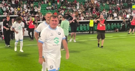 Gică Hagi a revenit pe terenul de fotbal
