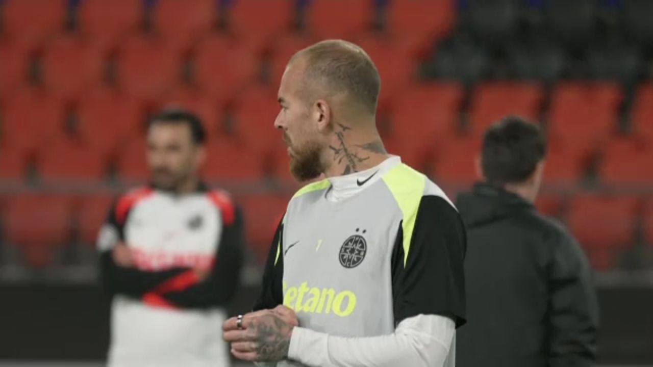 Sună alarma la FCSB! Cum a apărut Denis Alibec la antrenamentul oficial înaintea meciului cu FC Basel