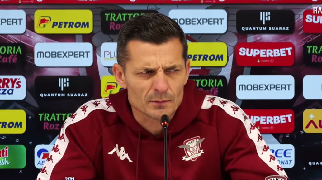 Scandal la Rapid! Gâlcă l-a exclus din lot: ”Acte de indisciplină!”