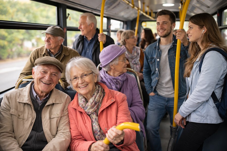 Ce soluții au pensionarii din Cluj pentru a avea transport gratuit și în 2026. Cine beneficiază de această facilitate