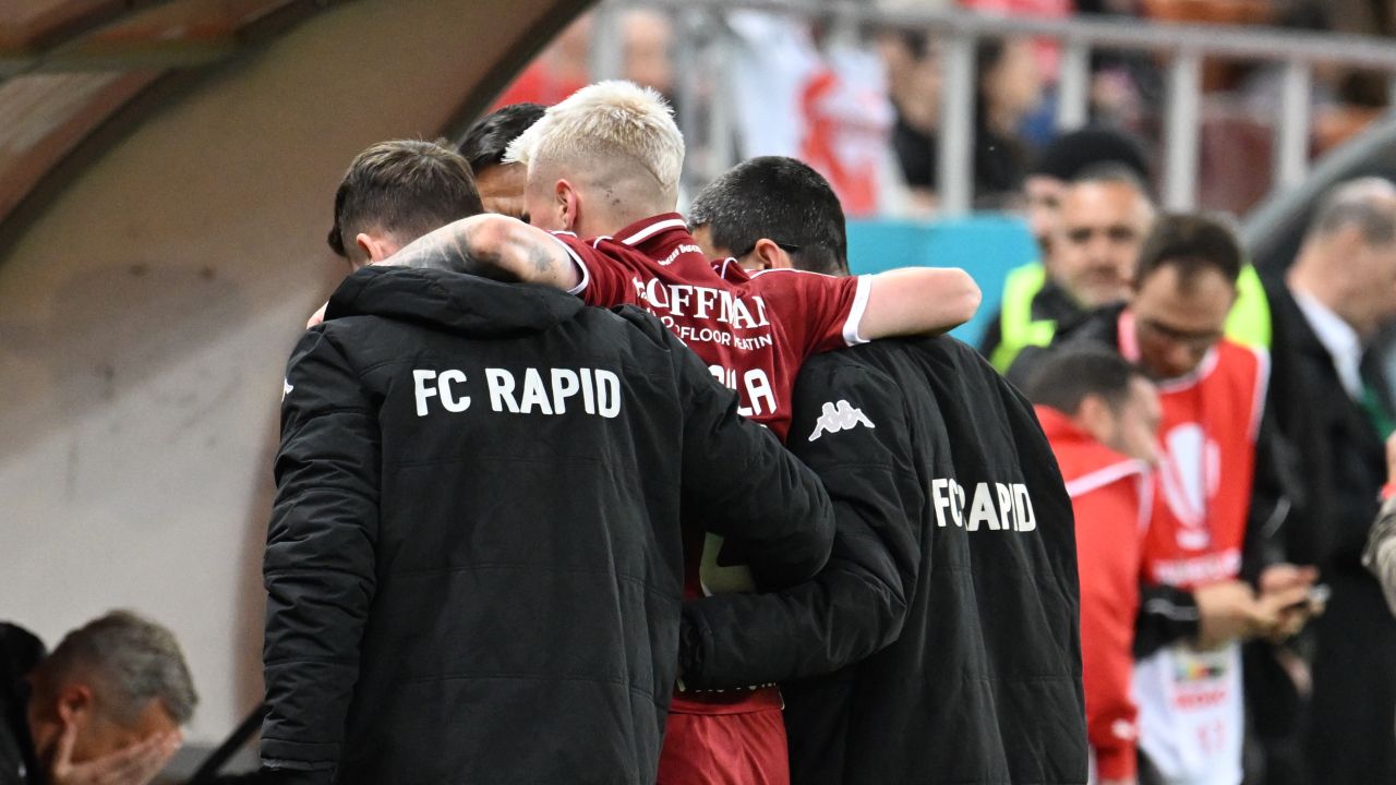 Claudiu Petrila, primul verdict al medicilor după accidentarea care l-a făcut să plângă în hohote la meciul cu Dinamo