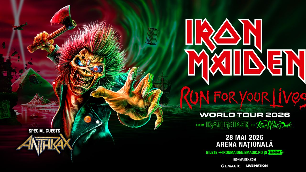 Program și regulament de acces IRON MAIDEN, 28 mai 2026
