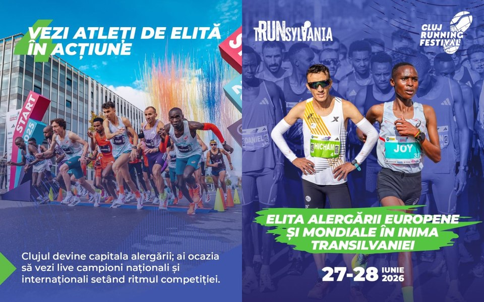 Alergători de talie mondială participă la Cluj Running Festival, organizatorii au luat măsuri „anti-caniculă”