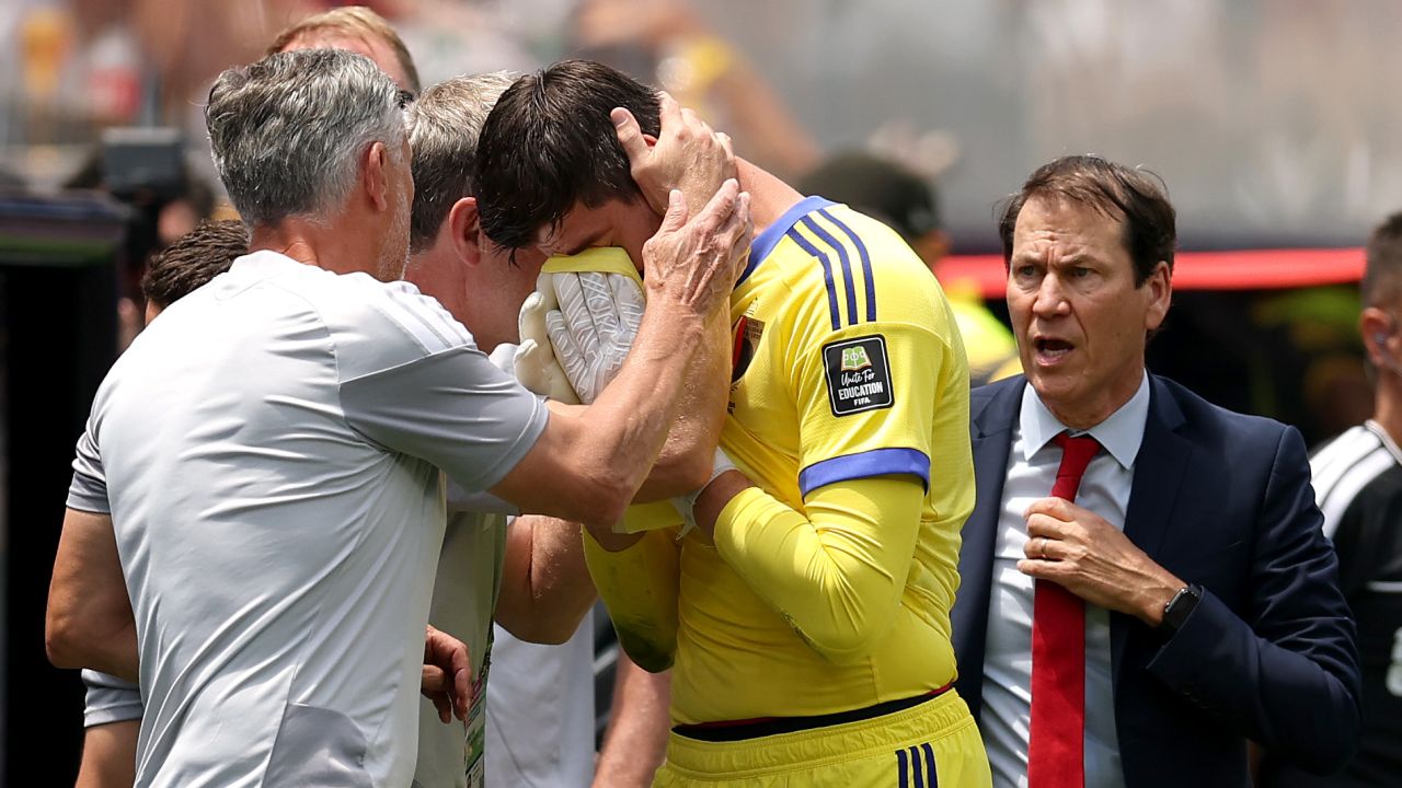 Explicația schimbării care a adus dezastrul pentru Belgia: Rudi Garcia spune de ce l-a scos pe Courtois, deși portarul putea continua