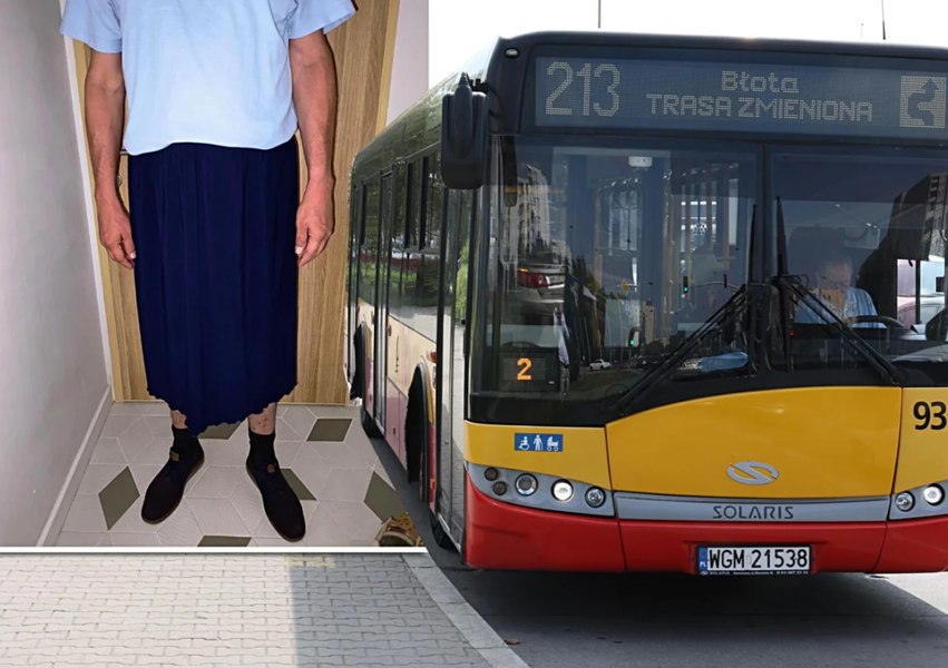 Ironia unui șofer de autobuz: s-a îmbrăcat în fustă, după ce compania i-a interzis pantalonii scurți