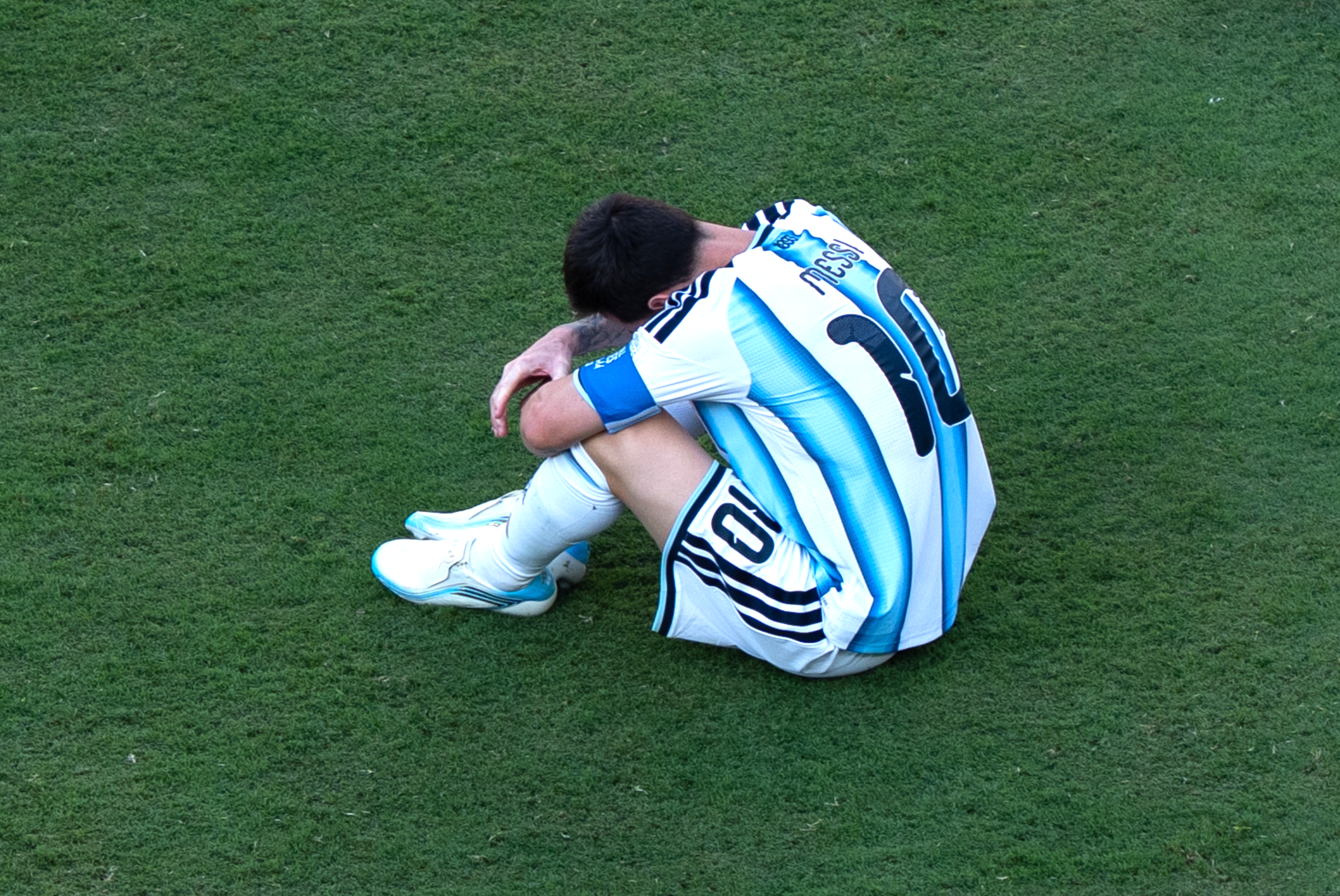 Imaginea Mondialului: Lionel Messi nu s-a mai putut stăpâni, după finala Spania -0!