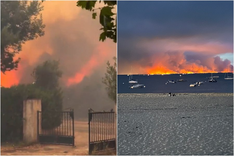 Alertă de călătorie pentru românii aflați în Spania. Cod portocaliu de incendii de vegetație în Valencia